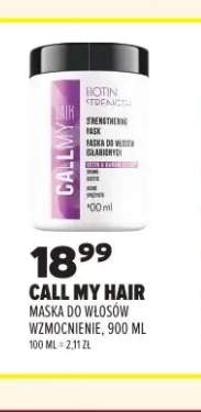 Maska do włosów wzmocnienie Call My Hair