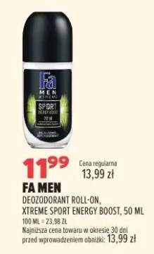 Dezodorant roll-on Fa Men Xtreme Sport Energy Boost