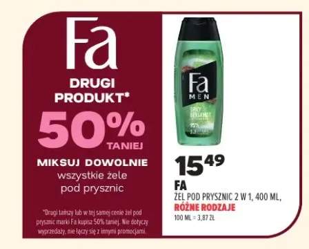 Żel pod prysznic 2 w 1 Fa