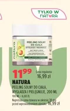 Peeling solny do ciała Natura wygładza i pielęgnuje