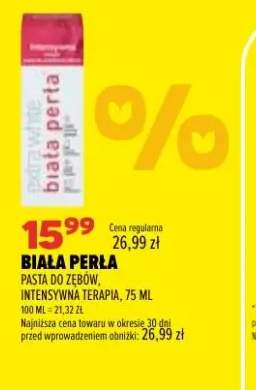 Pasta do zębów Biała Perła Intensywna Terapia