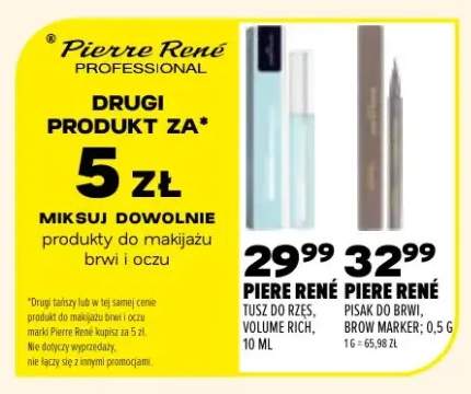 Tusz do rzęs Volume Rich Pierre René +1 wariant