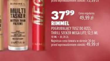 Pogrubiający tusz do rzęs Thrill Seeker Mega Lift Rimmel