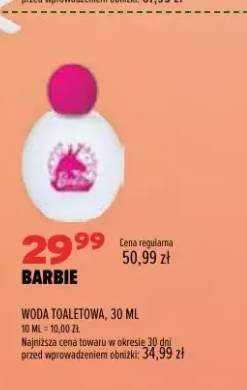 Woda toaletowa Barbie