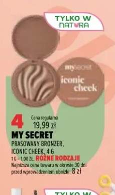 Prasowany bronzer Iconic Cheek My Secret