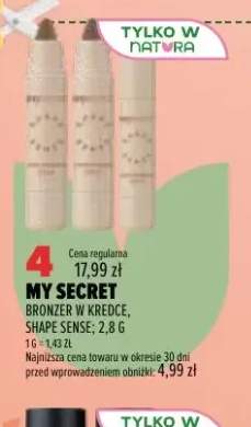 Bronzer w kredce Shape Sense My Secret
