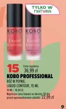 Róż w płynie Liquid Contour Kobo Professional