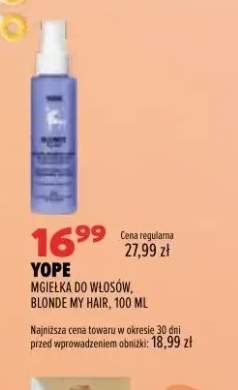 Mgiełka do włosów Blonde My Hair Yope