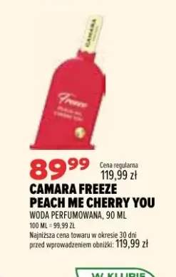 Woda perfumowana Peach Me Cherry You Camara Freeze