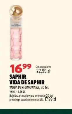Woda perfumowana Vida de Saphir