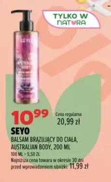 Balsam brązujący do ciała Australian Body Seyo