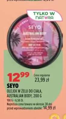 Olejek w żelu do ciała Australian Body Seyo