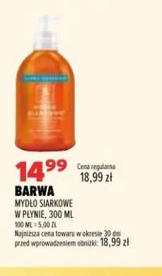 Mydło siarkowe w płynie Barwa