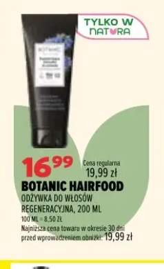 Odżywka do włosów regeneracyjna Botanic Hairfood