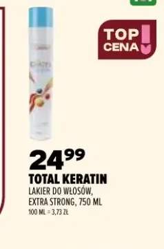 Lakier do włosów Extra Strong Total Keratin