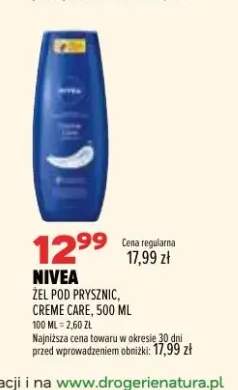Żel pod prysznic Creme Care Nivea