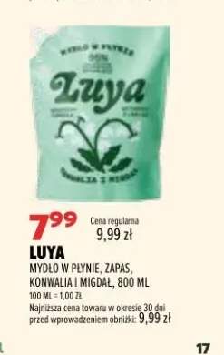 Mydło w płynie zapas konwalia i migdał Luya