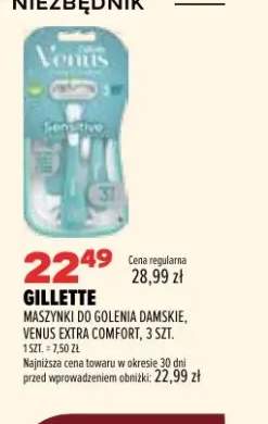 Maszynki do golenia damskie Venus Extra Comfort Gillette
