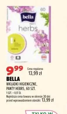 Wkładki higieniczne Panty Herbs Bella