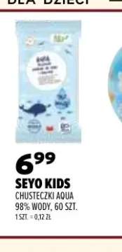 Chusteczki Aqua 98% wody Seyo Kids