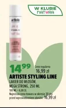 Lakier do włosów Mega Strong Artiste Styling Line