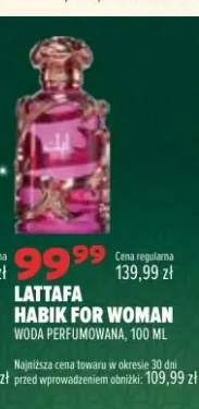 Woda perfumowana Lattafa Habik for Woman