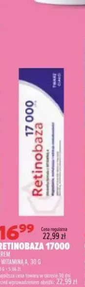 Krem z witaminą A Retinobaza 17000