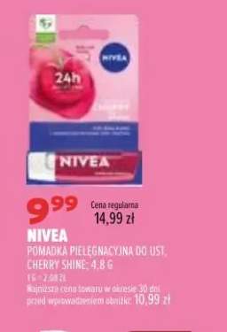Pomadka pielęgnacyjna do ust Cherry Shine Nivea