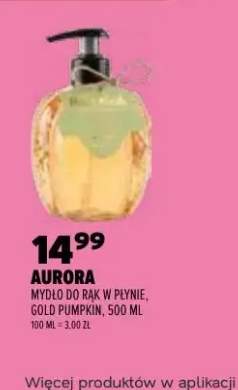 Mydło do rąk w płynie Gold Pumpkin Aurora