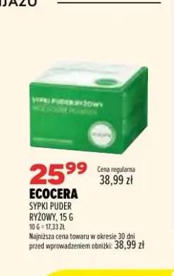 Sypki puder ryżowy Ecocera