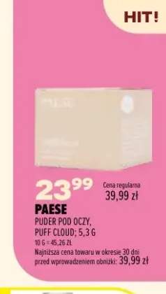 Puder pod oczy Puff Cloud Paese