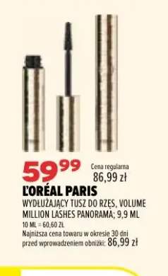 Wydłużający tusz do rzęs Volume Million Lashes Panorama L'Oréal Paris