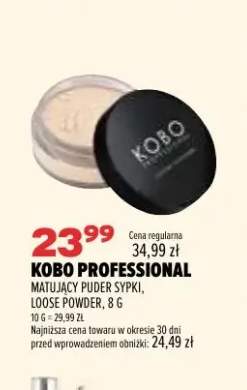 Matujący puder sypki Loose Powder Kobo Professional