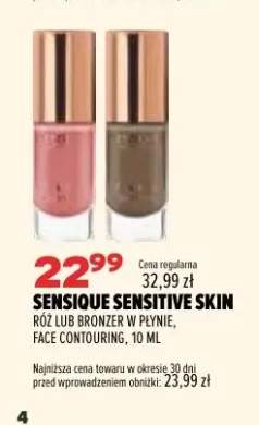Róż w płynie Face Contouring Sensique Sensitive Skin +1 wariant