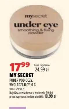 Puder pod oczy wygładzający My Secret