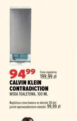 Woda toaletowa Calvin Klein Contradiction