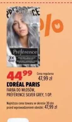 Farba do włosów Préférence Silver Grey L'Oréal Paris