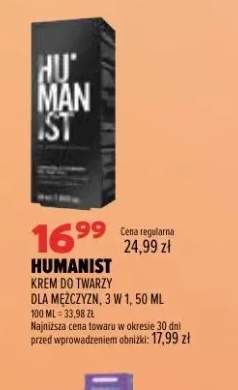 Krem do twarzy dla mężczyzn 3 w 1 Humanist