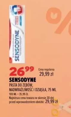 Pasta do zębów nadwrażliwość i dziąsła Sensodyne