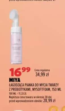 Łagodząca pianka do mycia twarzy z prebiotykami mySOFTfoam Miya