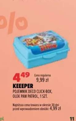 Pojemnik Deco Click-Box Olek Paw Patrol Keeper