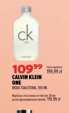 Woda toaletowa Calvin Klein One