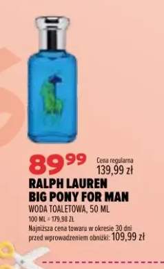 Woda toaletowa Ralph Lauren Big Pony for Man