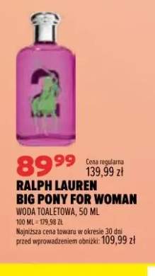 Woda toaletowa Ralph Lauren Big Pony for Woman