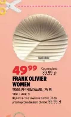 Woda perfumowana Frank Olivier Women