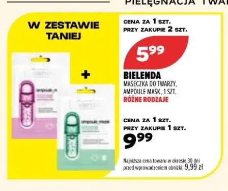 Maseczka do twarzy Ampoule Mask Bielenda