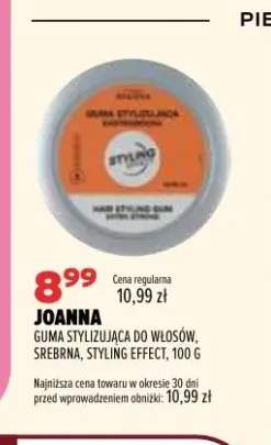 Guma stylizująca do włosów srebrna Styling Effect Joanna