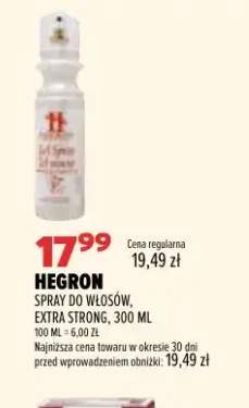Spray do włosów Hegron extra strong