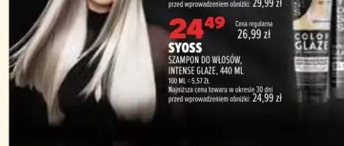 Szampon do włosów Syoss Intense Glaze