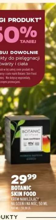 Krem nawilżający na dzień i na noc Botanic SkinFood
